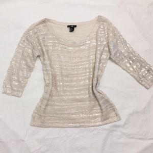 Gold H&M Top